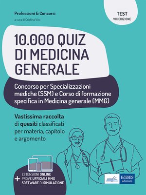 cover image of 10.000 quiz di Medicina Generale